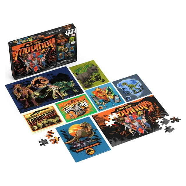 Jurassic World, Camp Cretaceous 8-Puzzle Pack, for Kids Ages 4 and up - Walmart.com