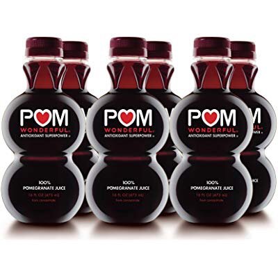 POM Wonderful Pomegranate Blueberry, 100% Juice, 16-Ounce, 6 Count