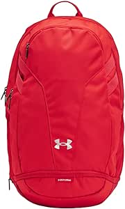 Amazon.com: Under Armour Unisex Hustle 5.0 Team Backpack, (600) Red/Red/Metallic Silver, One Size Fits All: Clothing, Shoes &amp; Jewelry