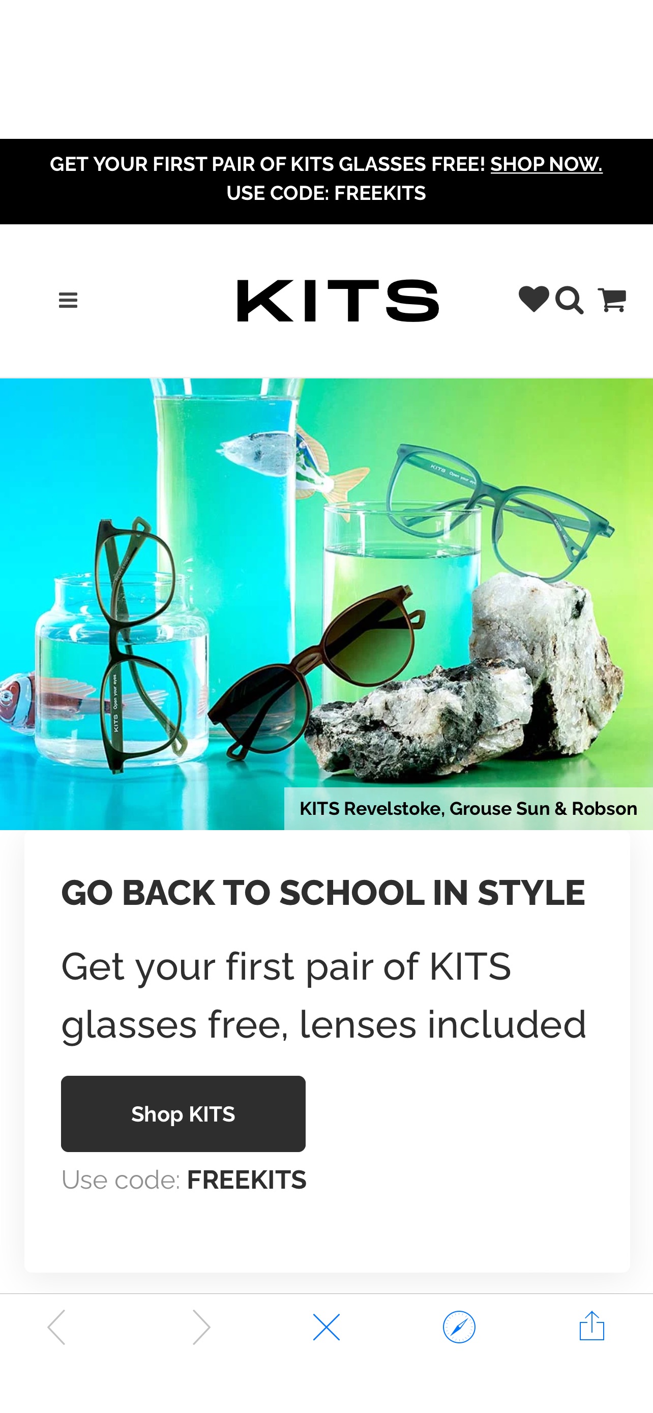 Kits.com | Shop High-Quality Glasses, Contacts & Eyewear 眼镜