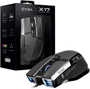 EVGA X17 游戏鼠标 16,000 DPI 10个按键