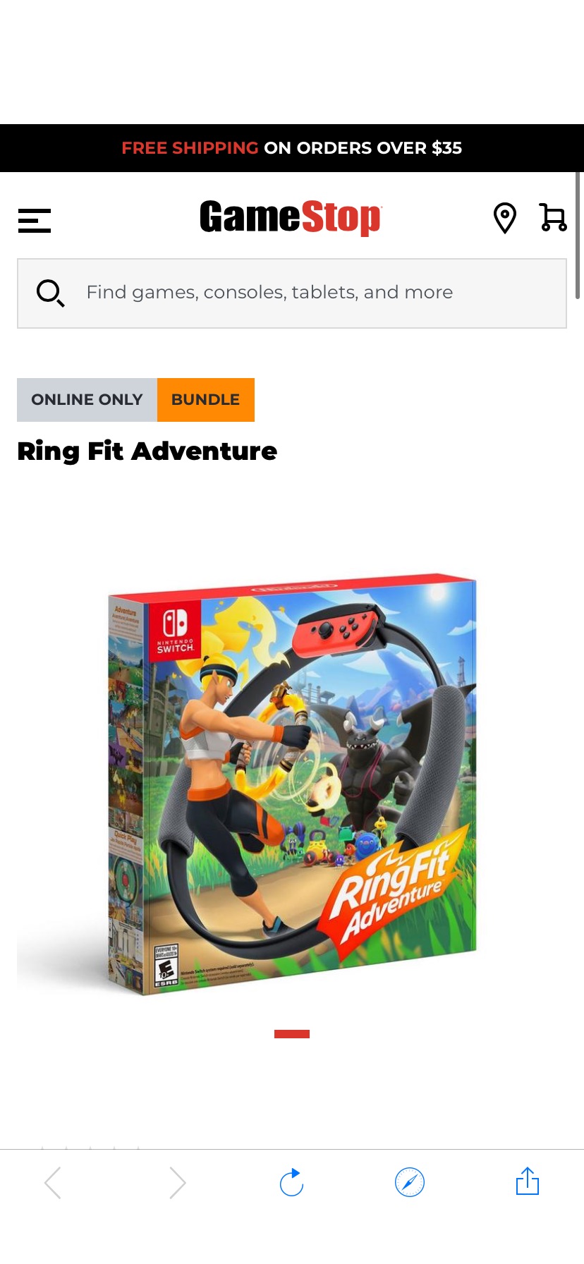 Ring Fit Adventure | Nintendo Switch | GameStop 网站
