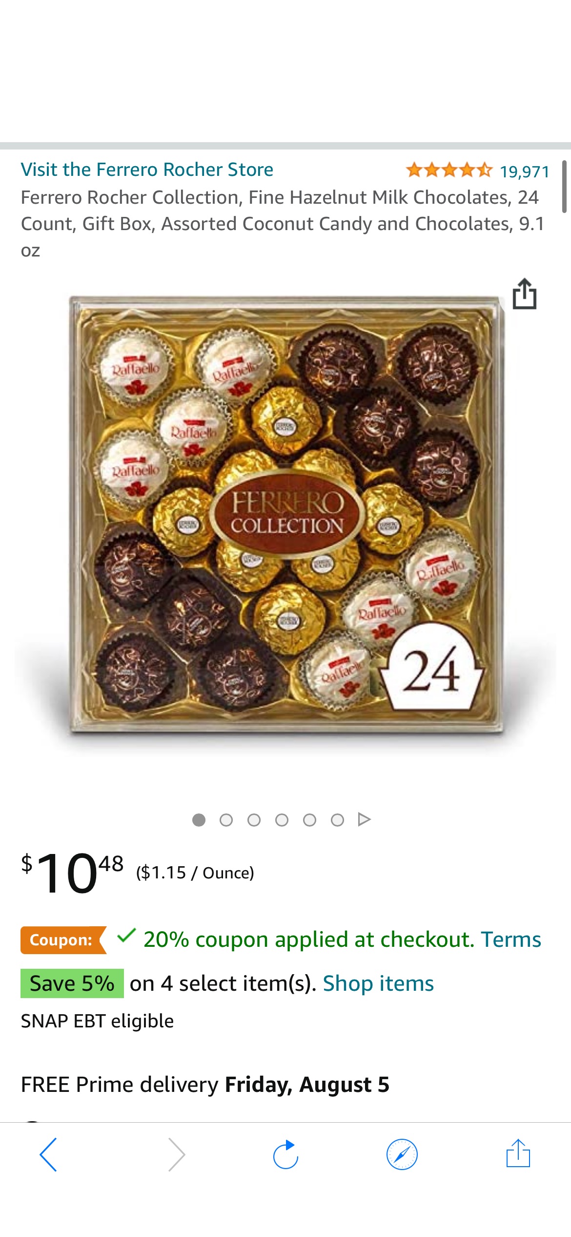 费列罗巧克力24粒礼盒