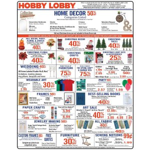 $9.99 Hobby lobby wall decor 50% off, fall decor 40% off