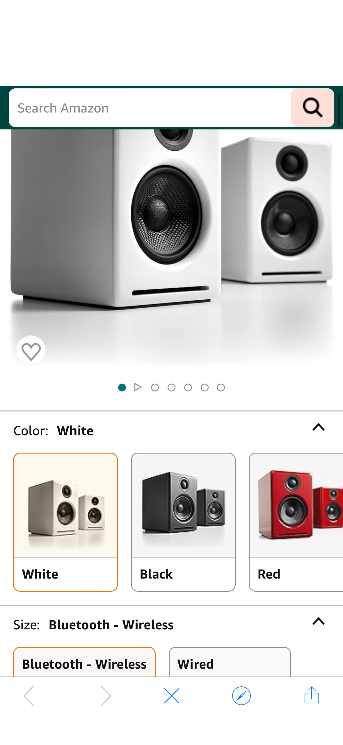 Amazon.com: Audioengine A2+ Wireless Bluetooth Computer Speakers -