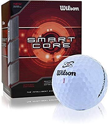 Amazon.com : Wilson Sporting Goods Smart Core Golf Ball - Pack of 24 (White)高尔夫球