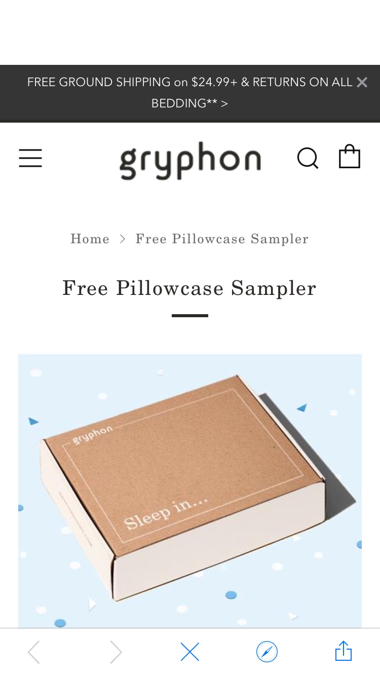 免费枕头套 Free Pillowcase Sampler – gryphonhome.com