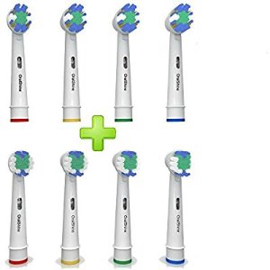$11.19 The Ultimate Oral B Braun 电动牙刷刷头替换装（8支）