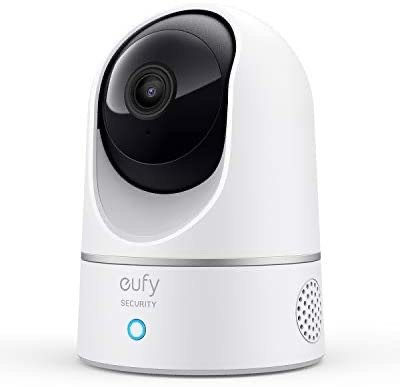 eufy Security 2K Indoor Cam Pan & Tilt, Plug-in Security Indoor Camera with Wi-Fi, IP Camera