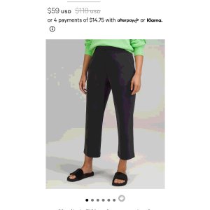 $59 Softstreme High-Rise Straight Leg Crop | Women s Capris | lululemon