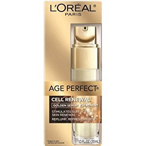 Amazon L'Oréal Paris Age Perfect Cell Renewal Golden Face Serum, 1 fl. oz