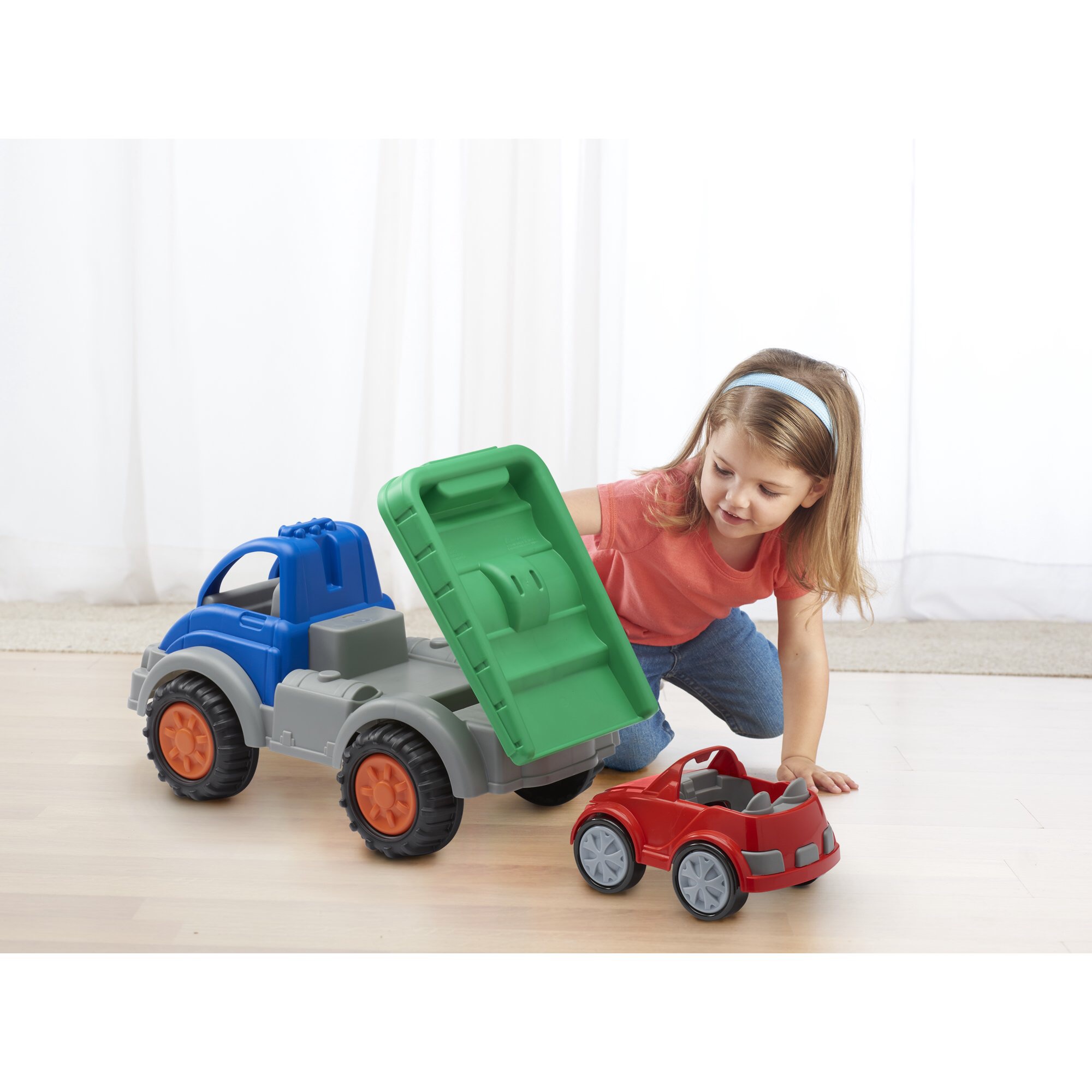 American Plastic Toys Gigantic Car Hauler Vehicle 玩具车