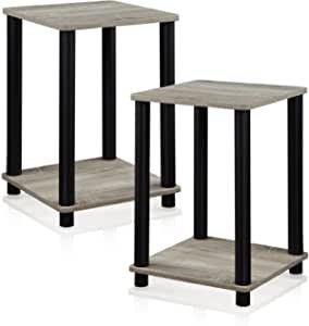 FURINNO Stylish End Table, 2-Pack