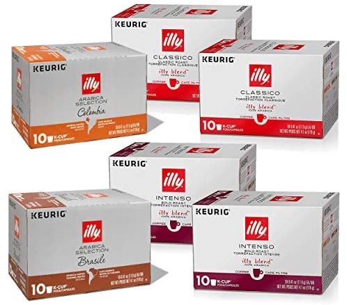 Illy Italian Blended Coffee Capsules 6 Boxes 60 Packs