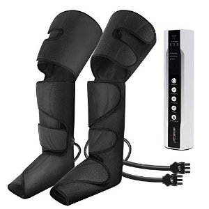 CINCOM Leg Massager with Portable Handheld Controller and 3 Modes & 3 Intensities - with 2 Extensions