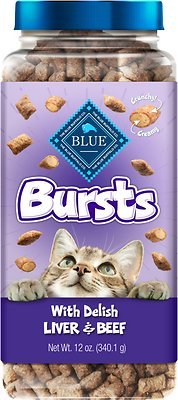 Blue Buffalo Bursts 系列猫咪零食，鸡肝牛肉味