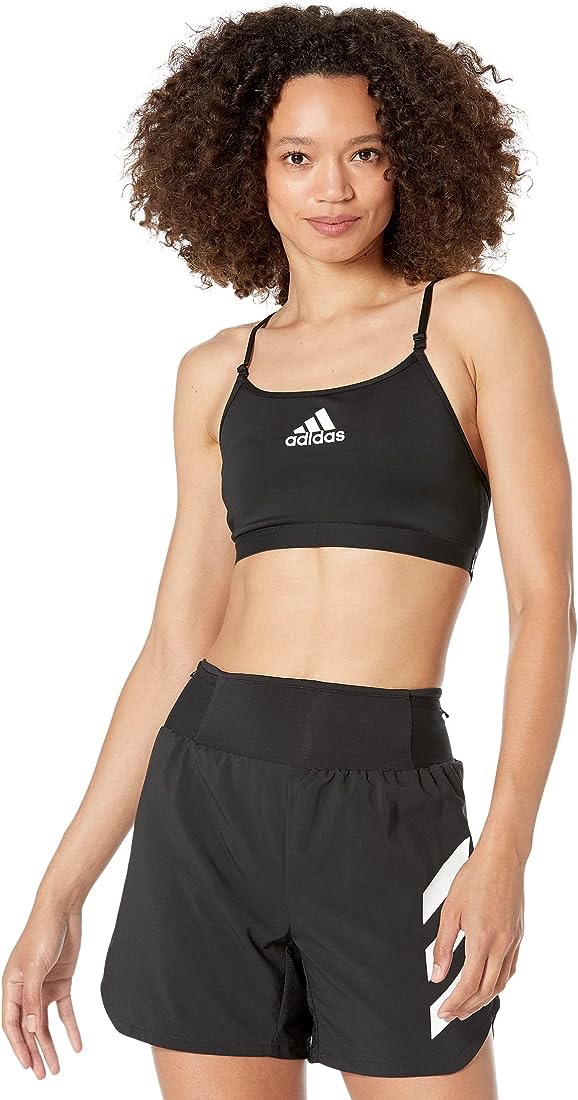 adidas Women's Standard Training Light Support Good Level Bra, Black, XX-Large C at Amazon Women’s Clothing store