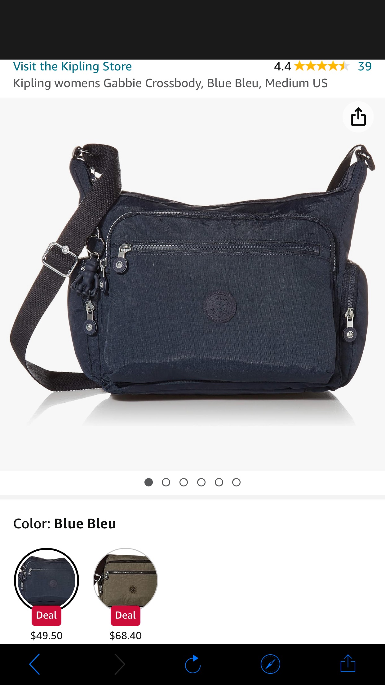 Kipling womens Gabbie crossbody bag, Medium US