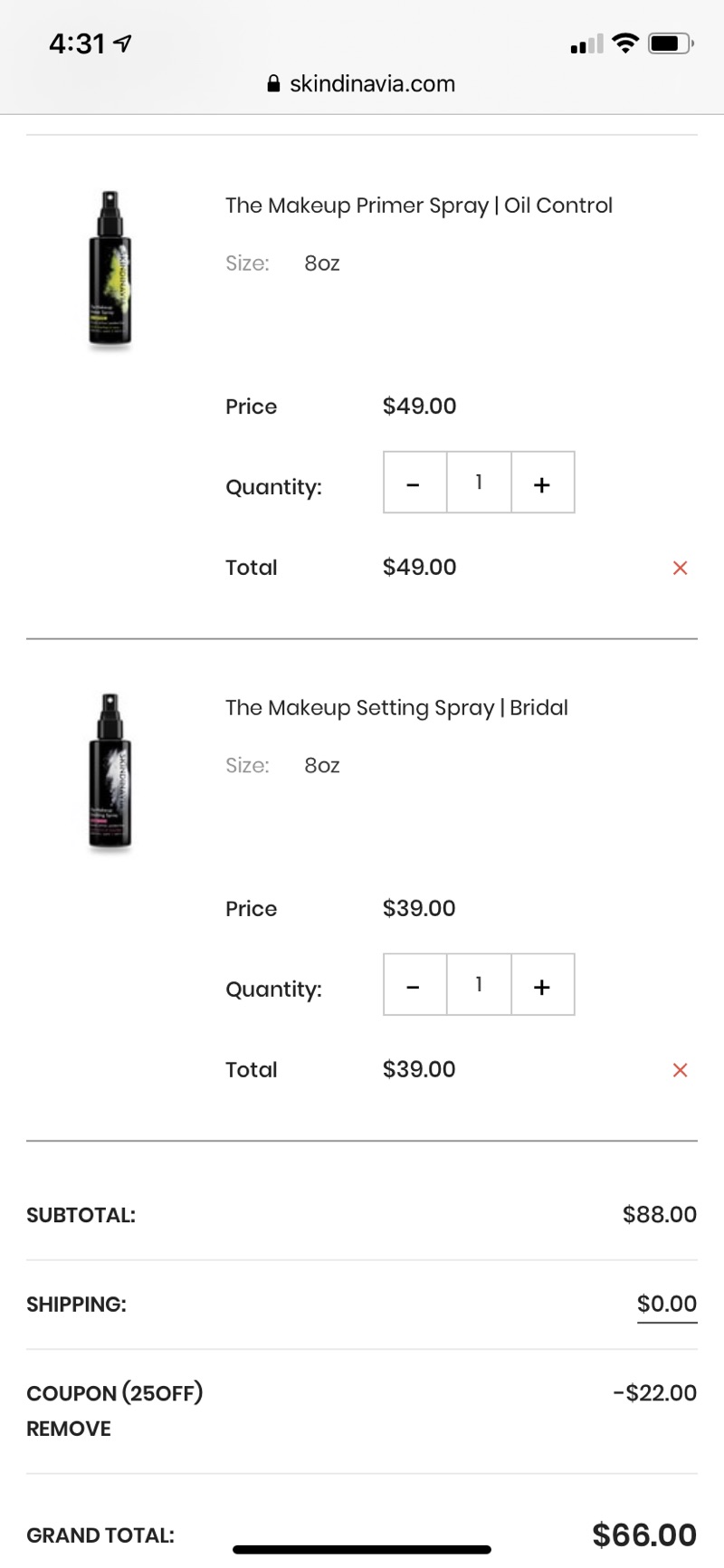 Skindinavia® 25% OFF Sale - Makeup Setting Spray