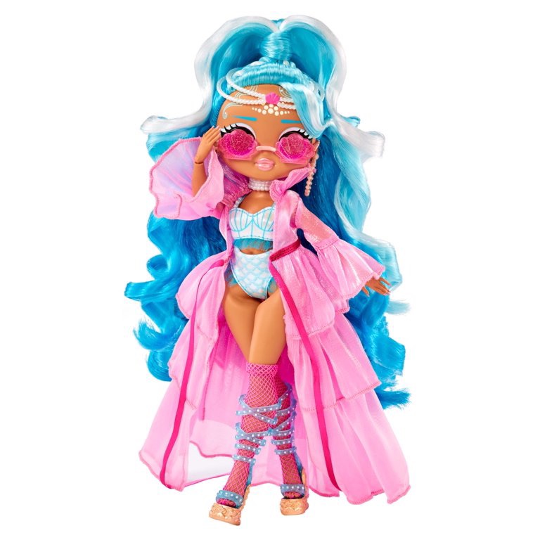 LOL Surprise OMG Queens Splash Beauty fashion doll with 125+ Mix and Match Fashion Looks Including Outfits and Accessories for Fashion Toy Girls Ages 3芭比
