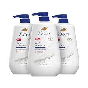Amazon.com: Dove Body Wash with Pump Deep Moisture For Dry Skin Moisturizing Skin Cleanser with 24hr Renewing MicroMoisture Nourishes The Driest Skin, 30.6 Fl Oz (Pack of 3) : Everything Else