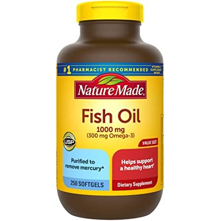 Fish Oilh Oil 1200mg, 150 Softgels Value Size, Fish Oil Omega 3 Supplement For Heart Health