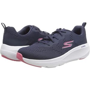 $34.01 Amazon.com | Skechers womens Go Run Elevate Mesh Lace-up Sneaker, Black, 7.5 US | Fashion Sneakers