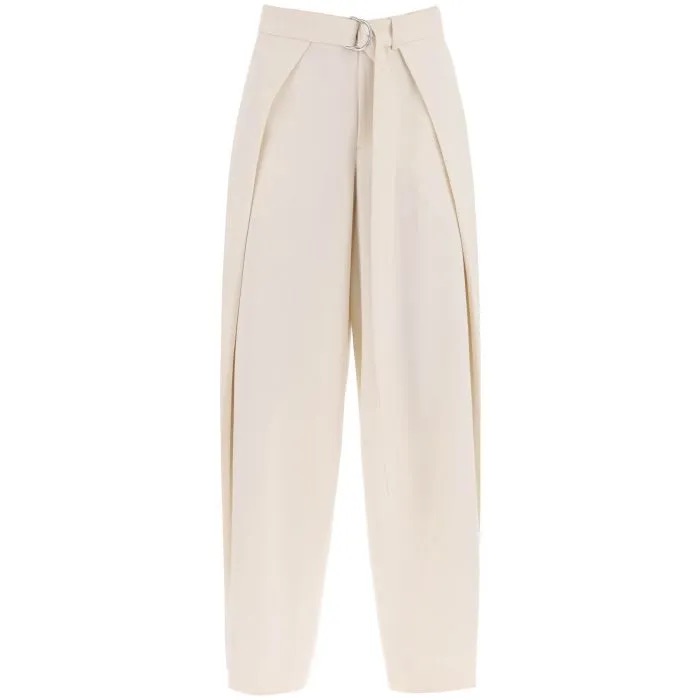 AMI ALEXANDRE MATIUSSI wide fit pants with floating panels - Woman | Residenza 725