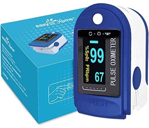 EasyHome Fingertip Pulse Oximeter SpO2 Blood Oxygen Saturation Meter