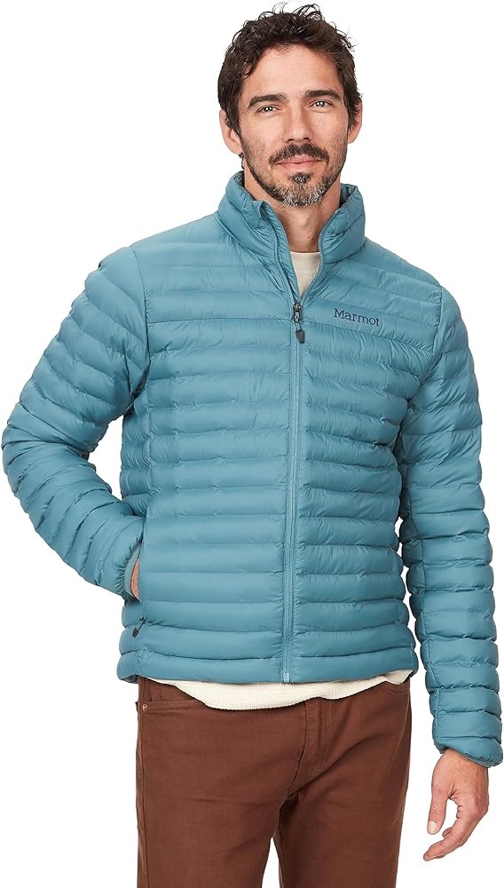 MARMOT Men's Echo Featherless Jacket - Lightweight, Down-Alternative Insulated Jacket, Moon River, X-Large at Amazon Men’s Clothing store