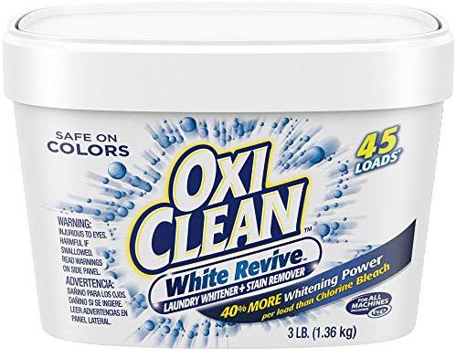 OxiClean White Revive Laundry Whitener + Stain Remover, 3 lbs 买三减$10