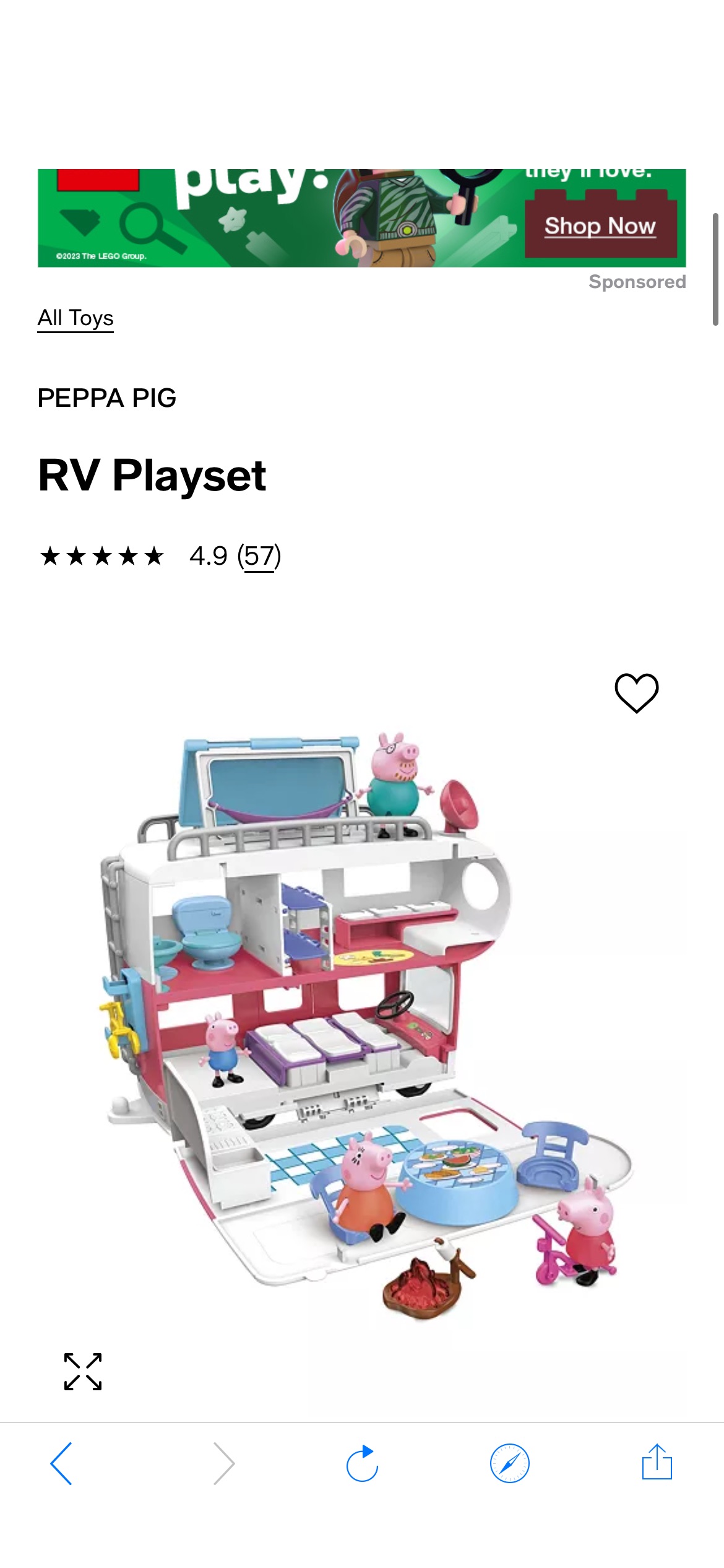 Peppa Pig RV Playset - Macy's小猪玩偶