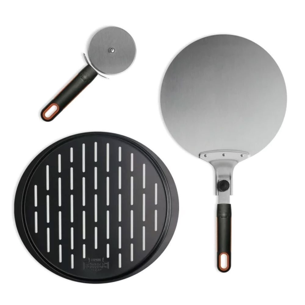 Expert Grill 3-Piece Stainless Steel Barbeque Pizza Kit | eBay