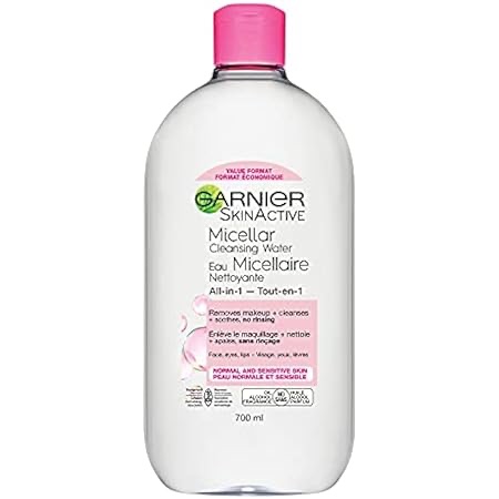 Garnier Micellar Cleansing Water, All-in-One Cleanser & Gentle Makeup Remover, For All Skin Types Including Sensitive. 400ml : Amazon.ca: Beauty & Personal Care