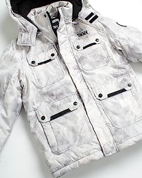 Amazon.com: DKNY Boys' Winter Coat - Insulated Heavyweight Parka - Weather Resistant Ski Jacket (8-20), Size 14-16, White Camo Print: Clothing, Shoes & Jewelry