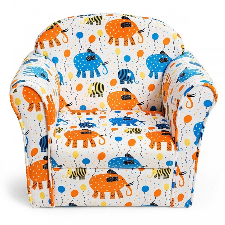 Kids Elephant Upholstered Sofa 儿童沙发