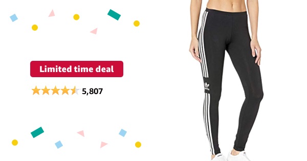 Limited-time deal: adidas Originals Women's Loungewear Trefoil Tights