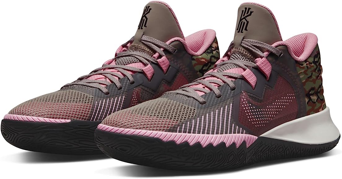 Amazon.com | Nike Men's Kyrie Flytrap IV Basketball Shoes, Moon Fossil/Med Soft Pink-Sail,11.5 M US | 大童鞋