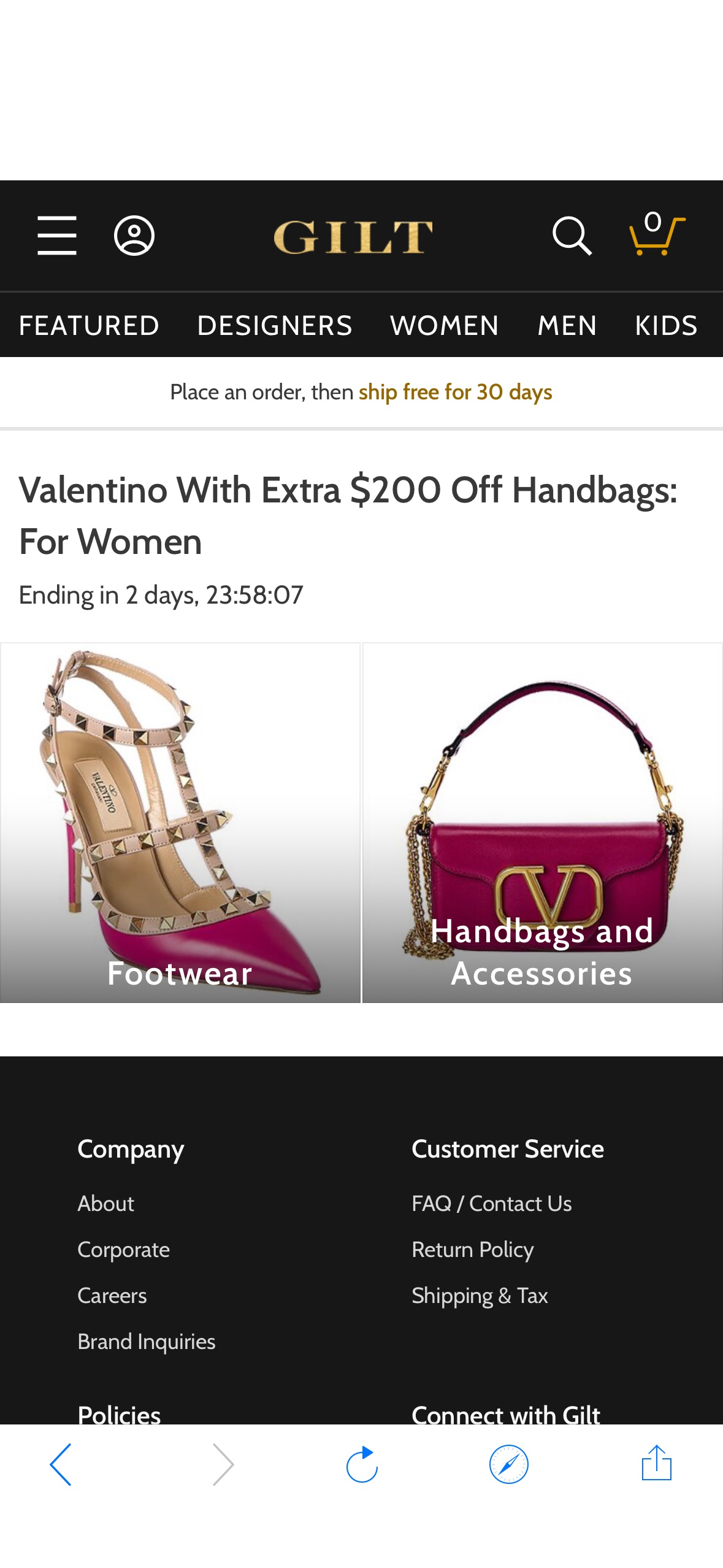 Valentino With Extra $200 Off Handbags: For Women / Gilt