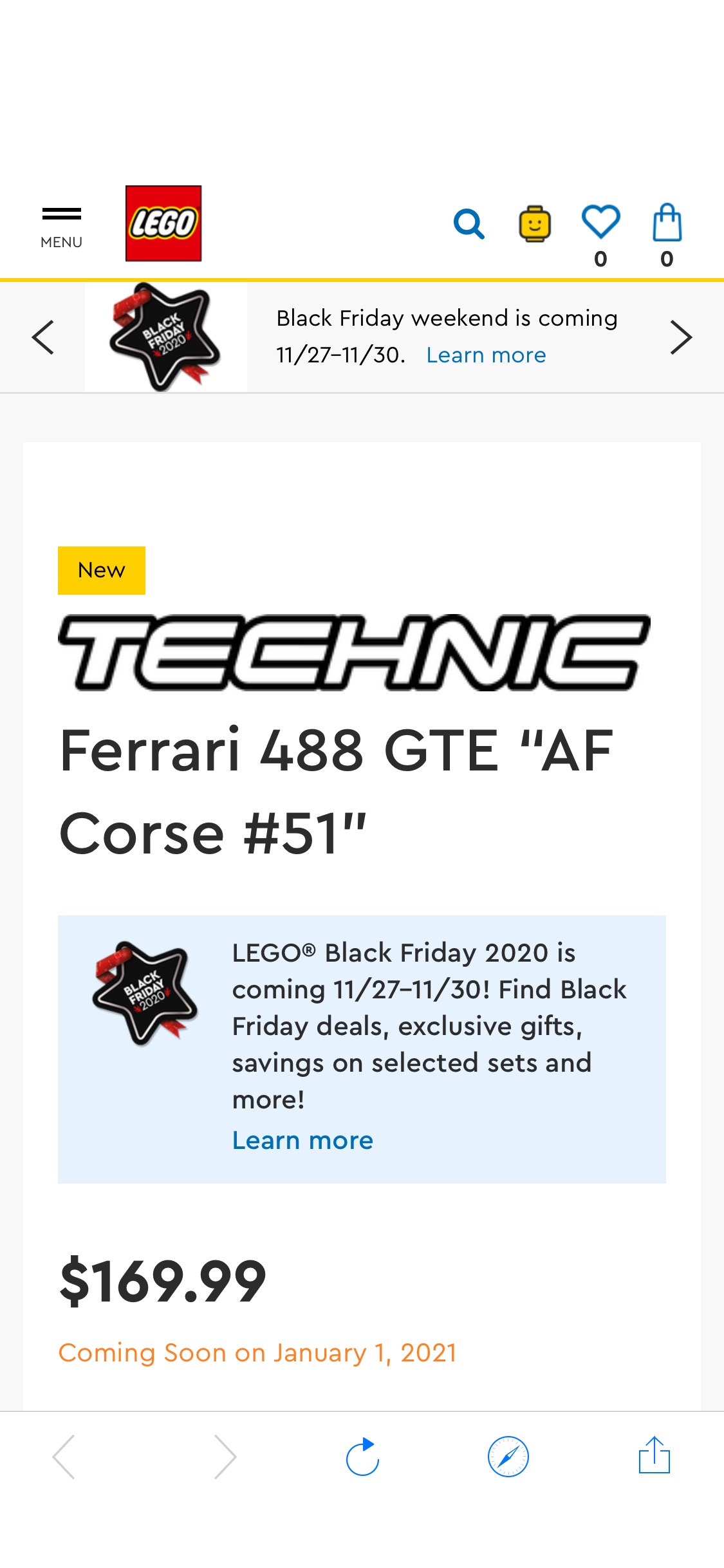 科技组法拉利Ferrari 488 GTE “AF Corse #51” 42125 | Technic™ | Buy online at the Official LEGO® Shop US