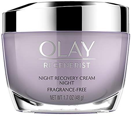 Amazon.com: Night Cream by Olay, Regenerist Night Recovery Anti-Aging Face Moisturizer 1.7 oz: Beauty 晚霜
