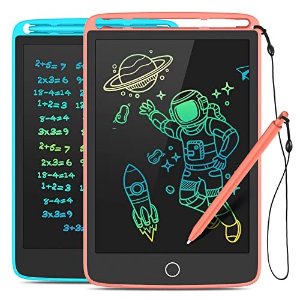 TECJOE 2 Pack LCD Writing Tablet with Fridge Magnets,