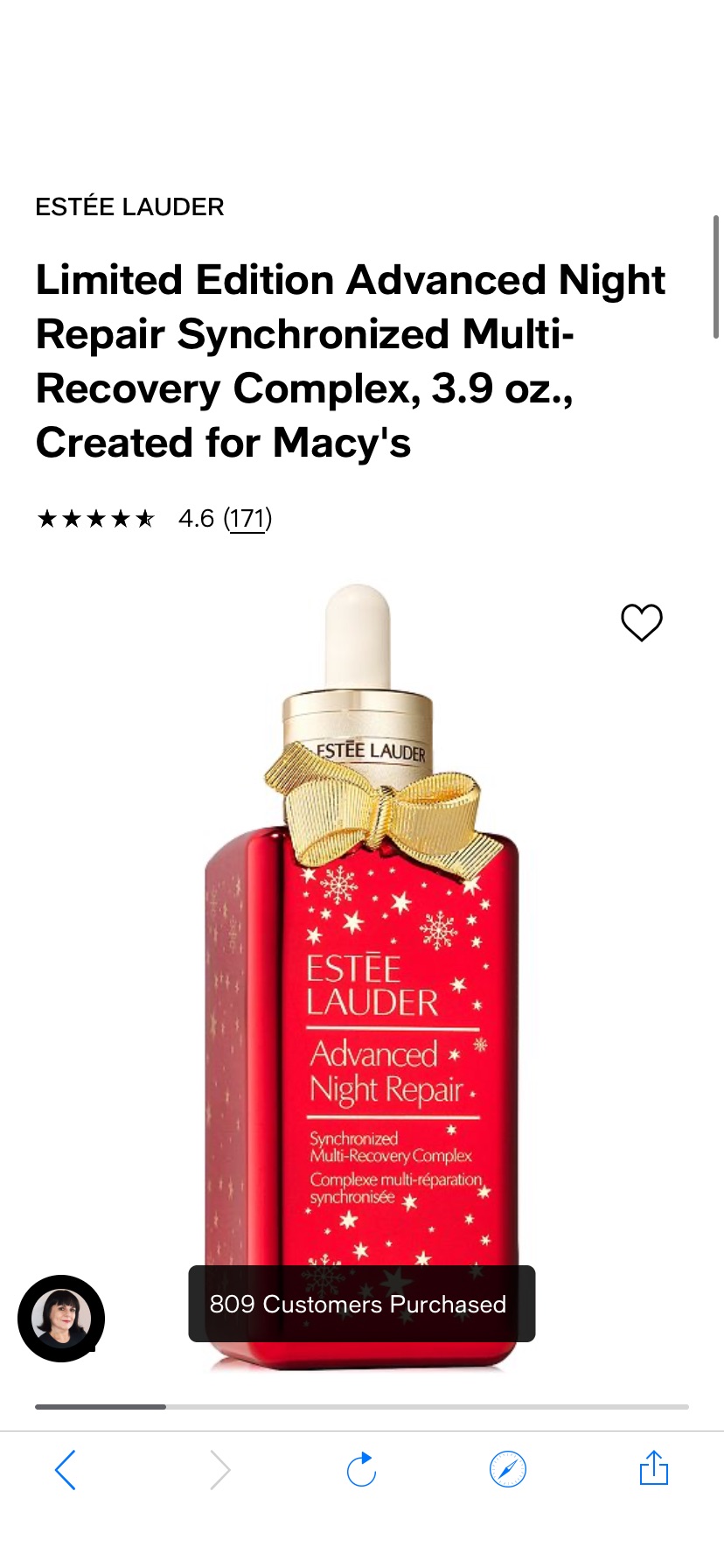 Estée Lauder Limited Edition Advanced Night Repair Synchronized Multi-Recovery Complex, 3.9 oz., Created for Macy's & Reviews - Estée Lauder - Beauty - Macy's