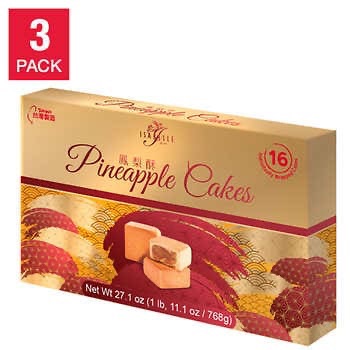 Isabelle Pineapple Cakes 凤梨酥 27.1 oz, 3-count | Costco