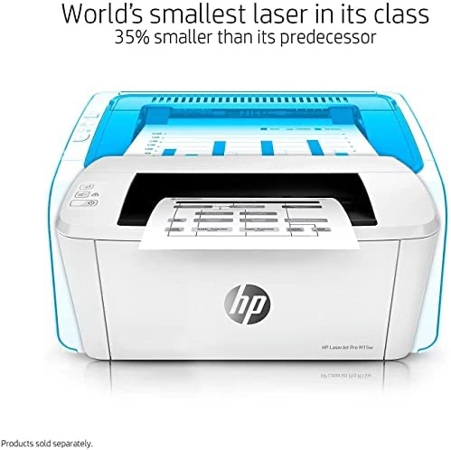 Amazon.com: HP Laserjet Pro M15w Wireless Laser Printer, Compatible with Alexa (W2G51A)， Print Scan Copy Fax，auto-on/auto-Off Technology，Ahaghug Printer Cable. : Office Products 激光打印机