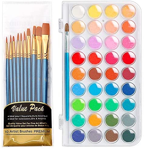 36色水粉颜料➕11支画笔