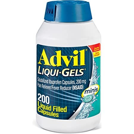 Liqui-Gels minis Pain Reliever and Fever Reducer with Ibuprofen 200mg 200 Liquid Filled Capsules