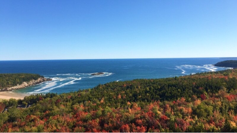 阳光明媚的小长假去哪玩 | Acadia National Park赏秋攻略