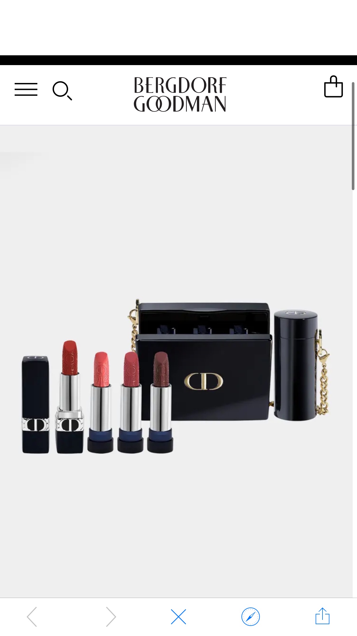 Dior Limited Edition Rouge Dior Minaudiere Clutch and Lipstick Set - Bergdorf Goodman