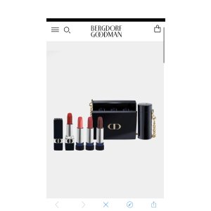 $190 Dior Limited Edition Rouge Dior Minaudiere Clutch and Lipstick Set - Bergdorf Goodman